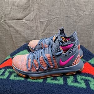 %Nike KD 10 All Star Men’s 9.5 Fuschia - 897817-400 Sneakers - A1